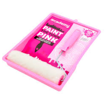 Academy Paint Roller Tray Pink Drive Set