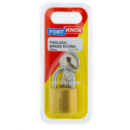 Padlock 30Mm Brass Econo Q1