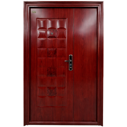 Door Steel 1200 Red/Brown Combo By-S-38 Left