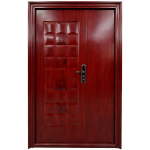 Door Steel 1200 RedBrown Combo By-S-38 Left