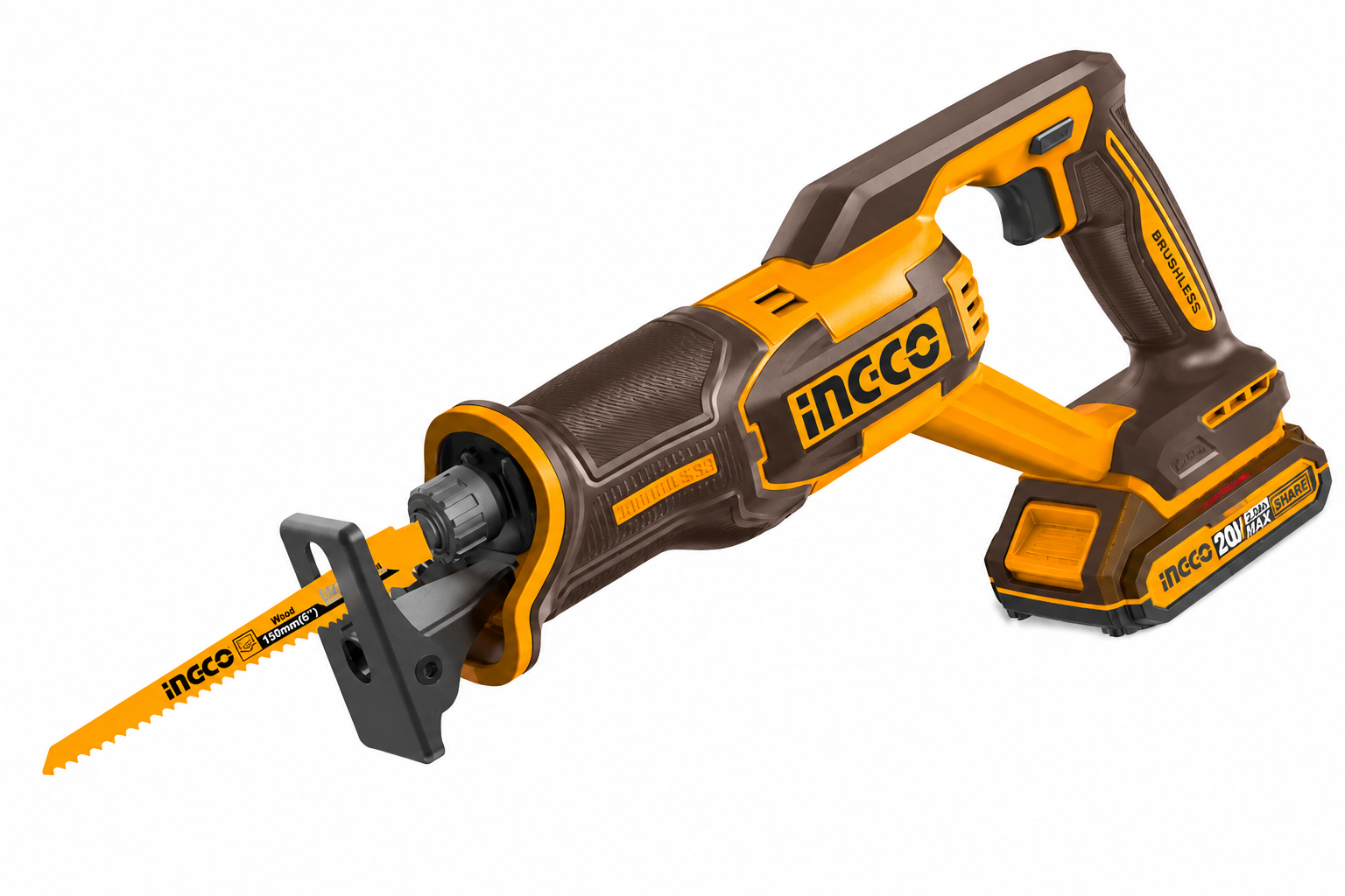 Ingco Saw 20V Ps + C/L 2 Blades - Featured Image Ingco Saw 20V Ps + 2 Blades