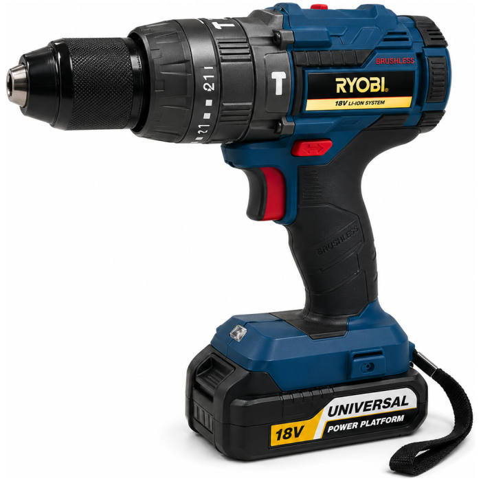 Ryobi Driver Drill 18V Cordless Kit