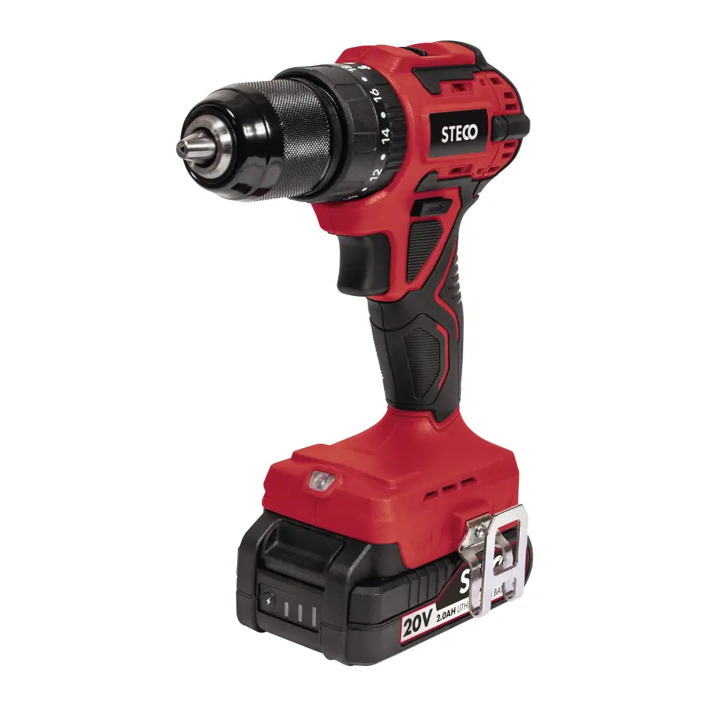 Steco 20V Lithium-Ion Cordless Impact Drill - Featured Image Steco 20V Lithium-Ion Cordless Impact Drill