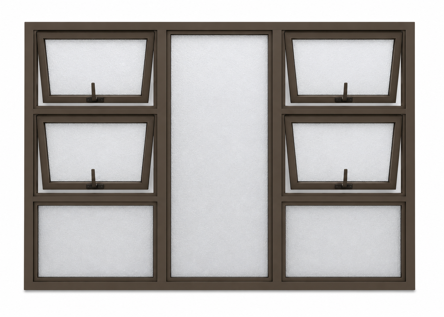 1.8 x 1.8 Window Aluminium 30.5 Case 1.8 X 1.8 Brz Pttd1818 - Image 1