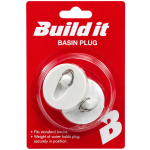 Basin Plug Small 32Mm Wht 2Pc