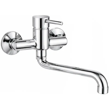 Blue-Tide Wall Mount Offset Kitchen Mixer