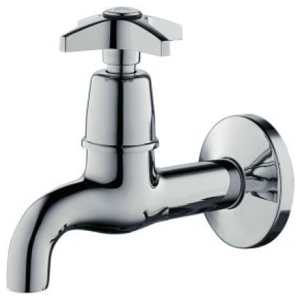 Bulk Bib Tap 15Mm Stellar Chrome Brasco