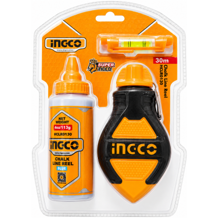 Ingco Chalk Line Reel Set 3Pce