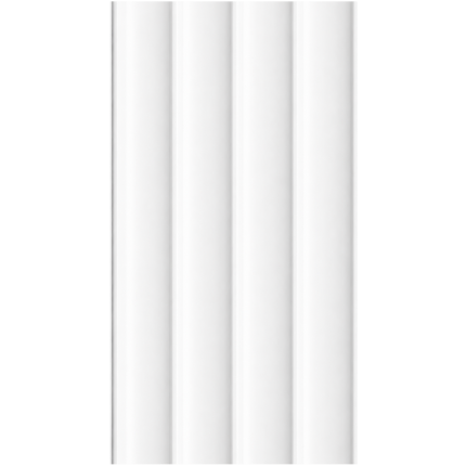 Pvc Ceiling Ue Gls/Wht 3.9MX250Mm Curve