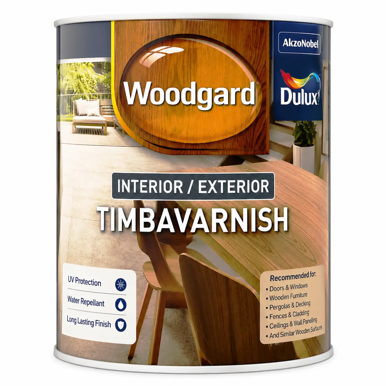 Dulux Wg Int/Ext Timbavarnish Sb 5L Teak - Featured Image DULUX