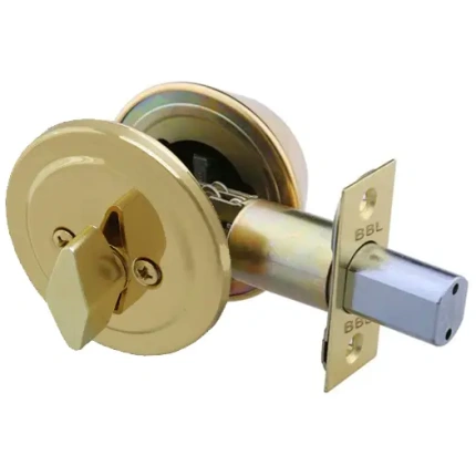 Bbl Deadbolt Single Cyl P/Brass
