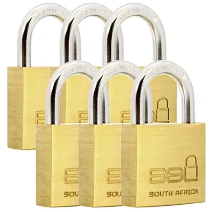 Bbl 30Mm Keyed Alike Padlock 6-Pack Set
