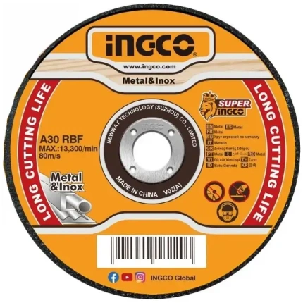 Ingco Disc Cut Steel 115 25Pcs