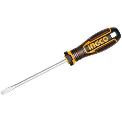 Ingco Screwdriver Flat 6.5 X125Mm Slotted