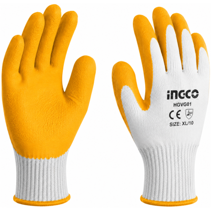 Ingco Wrist Glove Latex Dip Palm