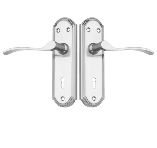 Lockset Robin 3 Lever Satin Nickel Lockset Robin 3 Lever Satin Nickel - Image 1