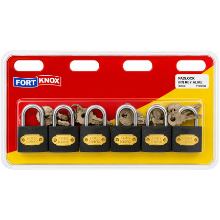 Padlock 30Mm Iron Fort Knox K/A Q6
