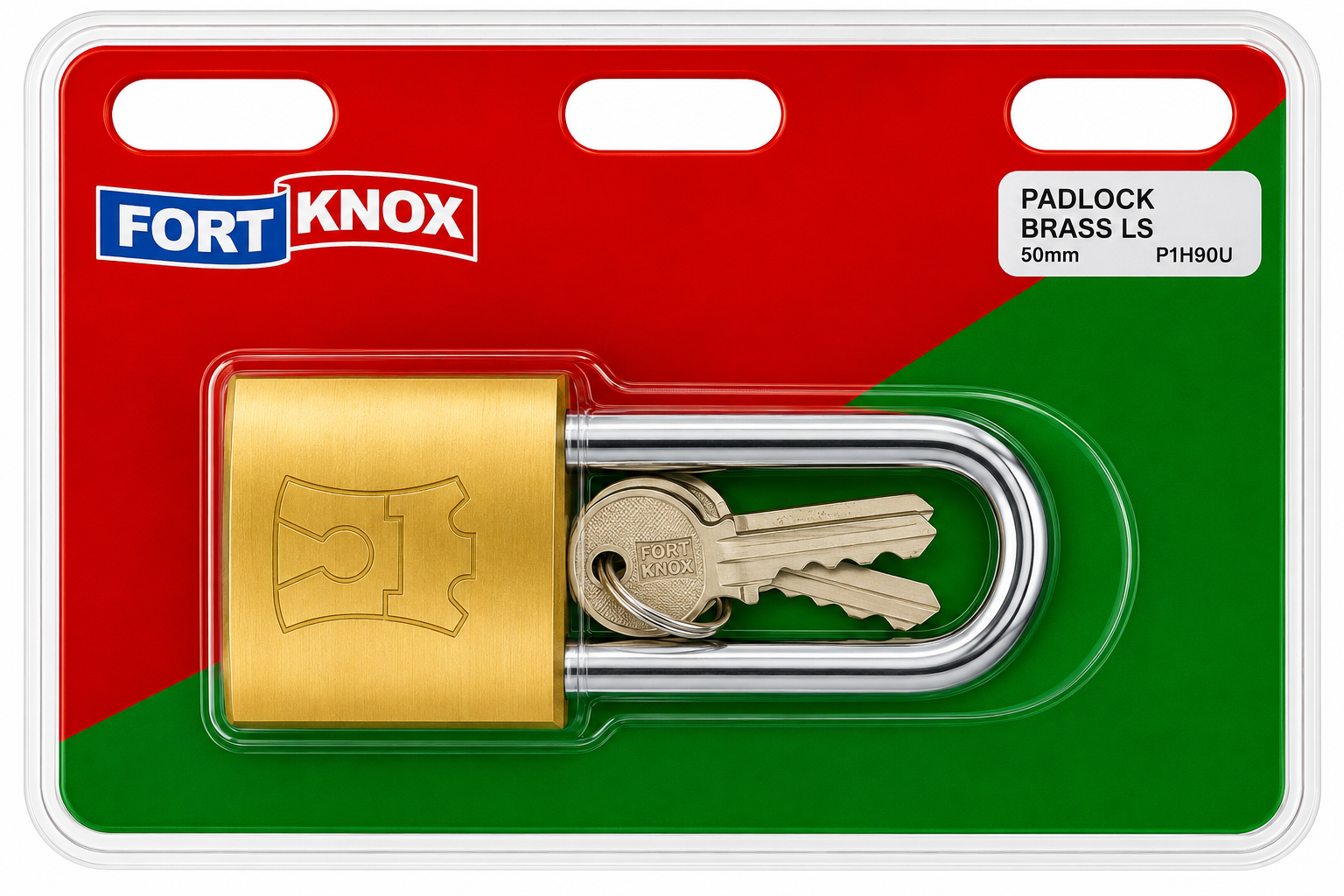Padlock 50Mm Brass Fort Knox LS265 Padlock 50Mm Brass Fort Knox L/S265 - Image 1