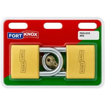 Padlock 50Mm Brass Econo K/A Q2