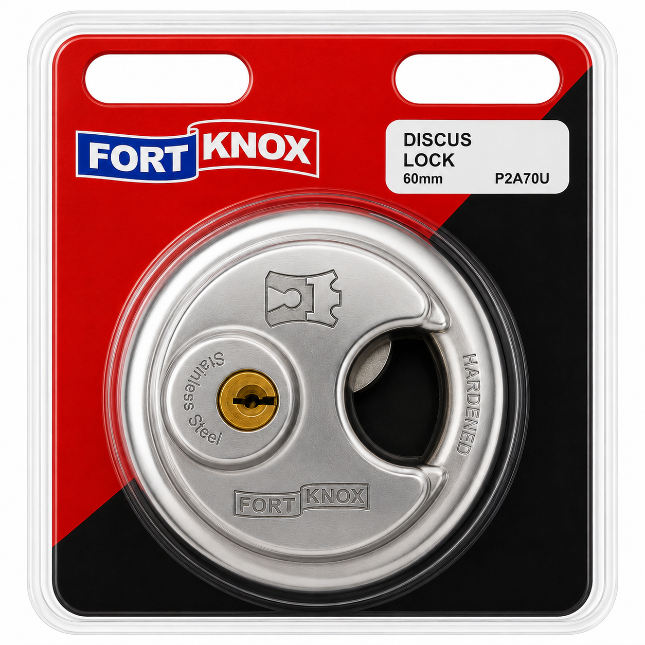 Padlock 60Mm Disc Fort Knox Padlock 60Mm Disc Fort Knox - Image 1