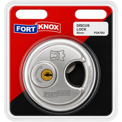 Padlock 80Mm Disc Fort Knox