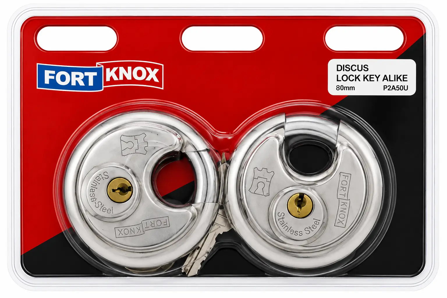 Padlock Disc KA Q2 Fort Knox Padlock 80Mm Disc K/Alike Q2 F/K - Image 1