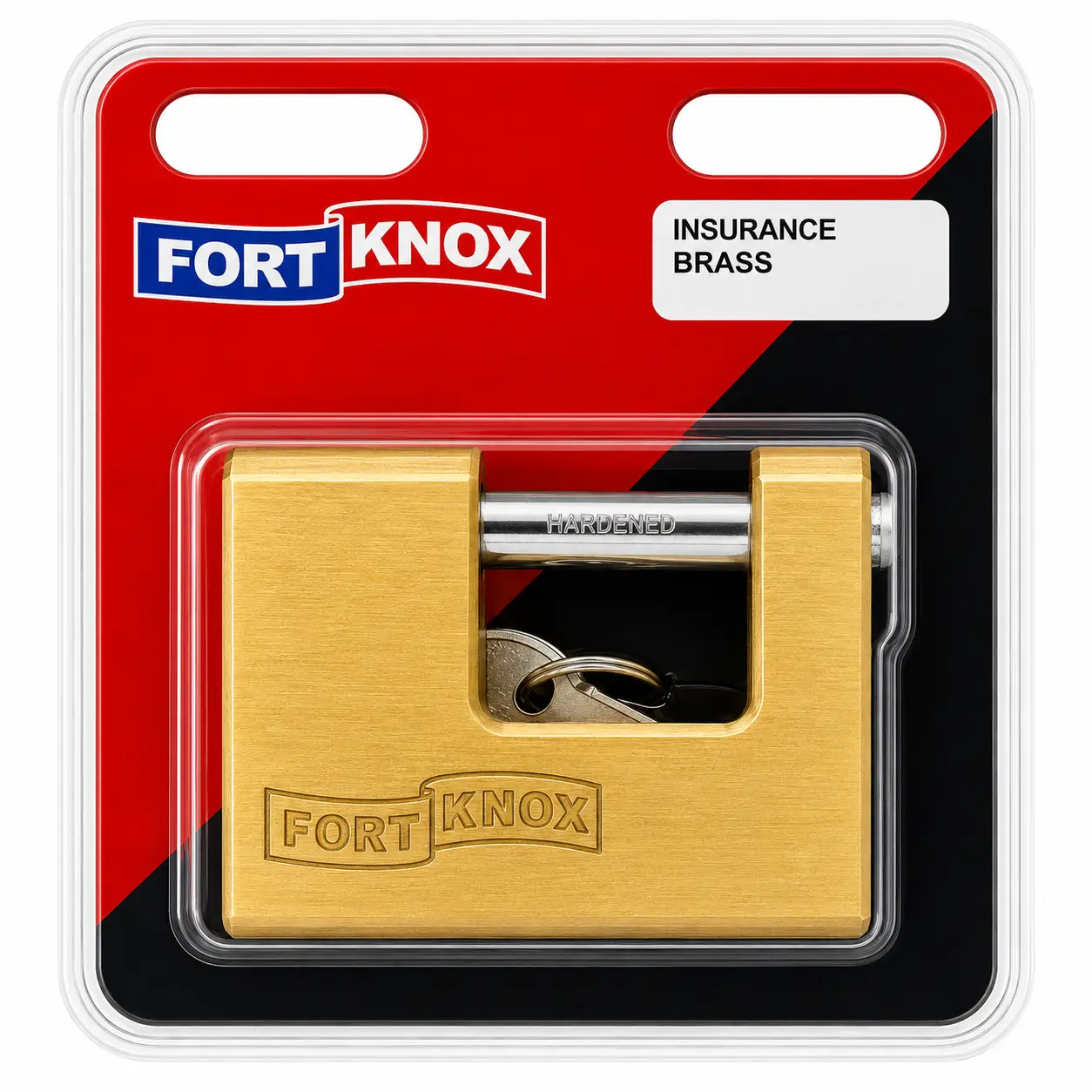 Padlock Insurance Brass Fort Knox Padlock 60Mm Insurance Brass Fort Knox - Image 1