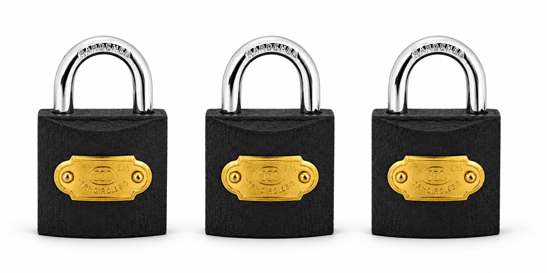 bbl 3 pack Bbl 32Mm Iron Padlocks Keyed Alike 3 Pack - Image 1