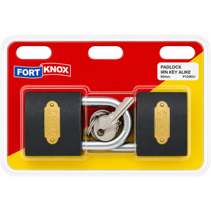 Padlock 60Mm Iron Fort Knox K/A Q2