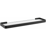 Bathroom Acc Onyx Glass Shelf Blk