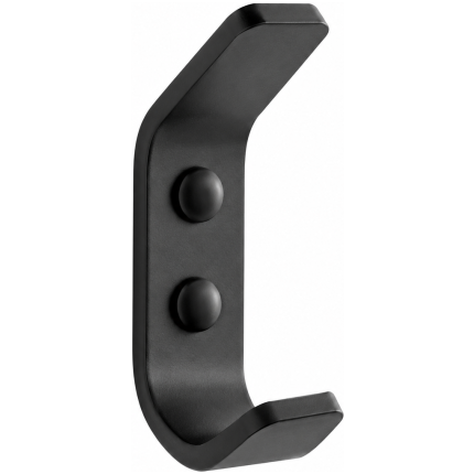 Bathroom Acc Onyx Towel Hook Blk