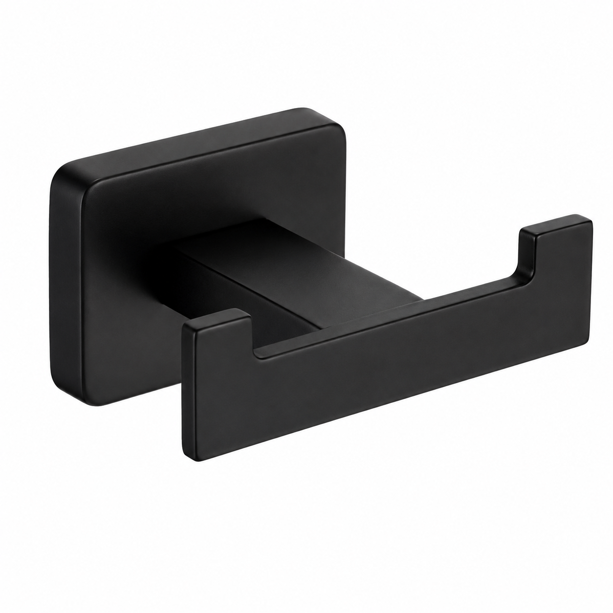 Bathroom Acc Rs Robe Hook M-Blk Sqr Bathroom Acc Rs Robe Hook M/Blk Sqr - Image 1
