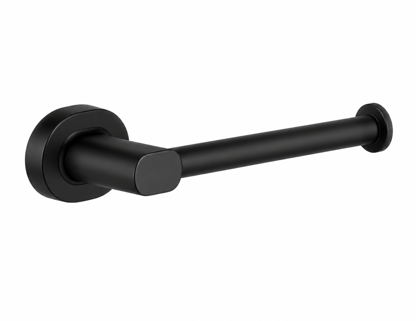 Bathroom Acc Zenna Fixed Toilet Paper Holder Blk Bathroom Acc Zenna Fixed Toilet Paper Holder Blk - Image 1