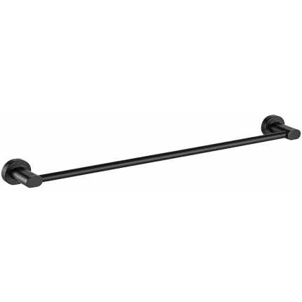 Bathroom Acc Zenna Single Towel Rail 700Mm Blk