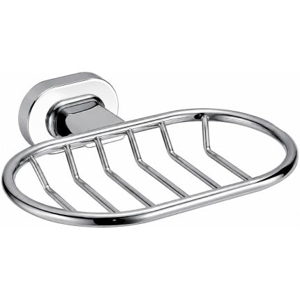 Bathroom Acc Zenna Soap Basket Chr