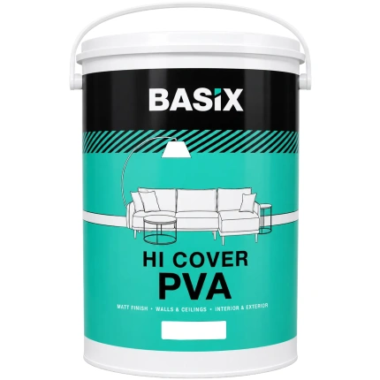 Build It Pva Hi Cover 5L White Basix