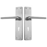 Lockset Chrystal 3 Lever Satin Nickel