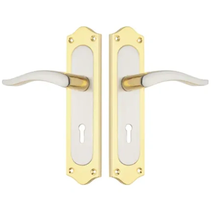 Lockset Goldstone 3 Lever Brass Plated