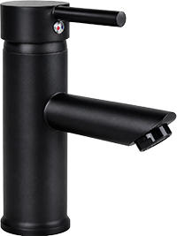 basin Basin Mixer Rs Stainless Steel Matt Black 3621 - Image 1