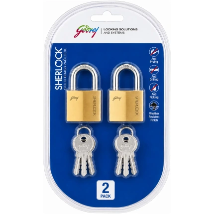 Padlock Godrej B/P 32Mm 2878 2In1