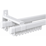 Curtain Tracks Double 1.5M White