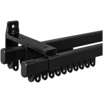 Curtain Tracks Double 1.0M Black