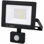 Flash Floodlight Led 10W Smd D/L Blk W/Sensor