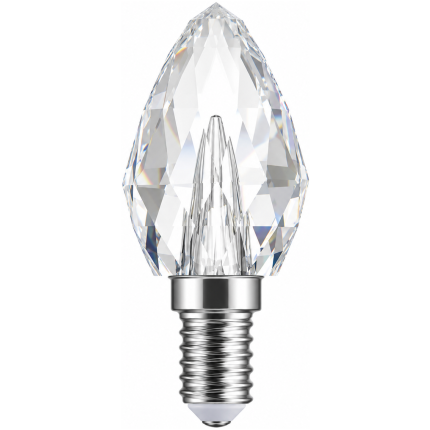 Flash Globe Led 3W E14 Crystal Candle Daylight