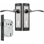Bbl Bishop 3 Lever Black Nickel Lockset