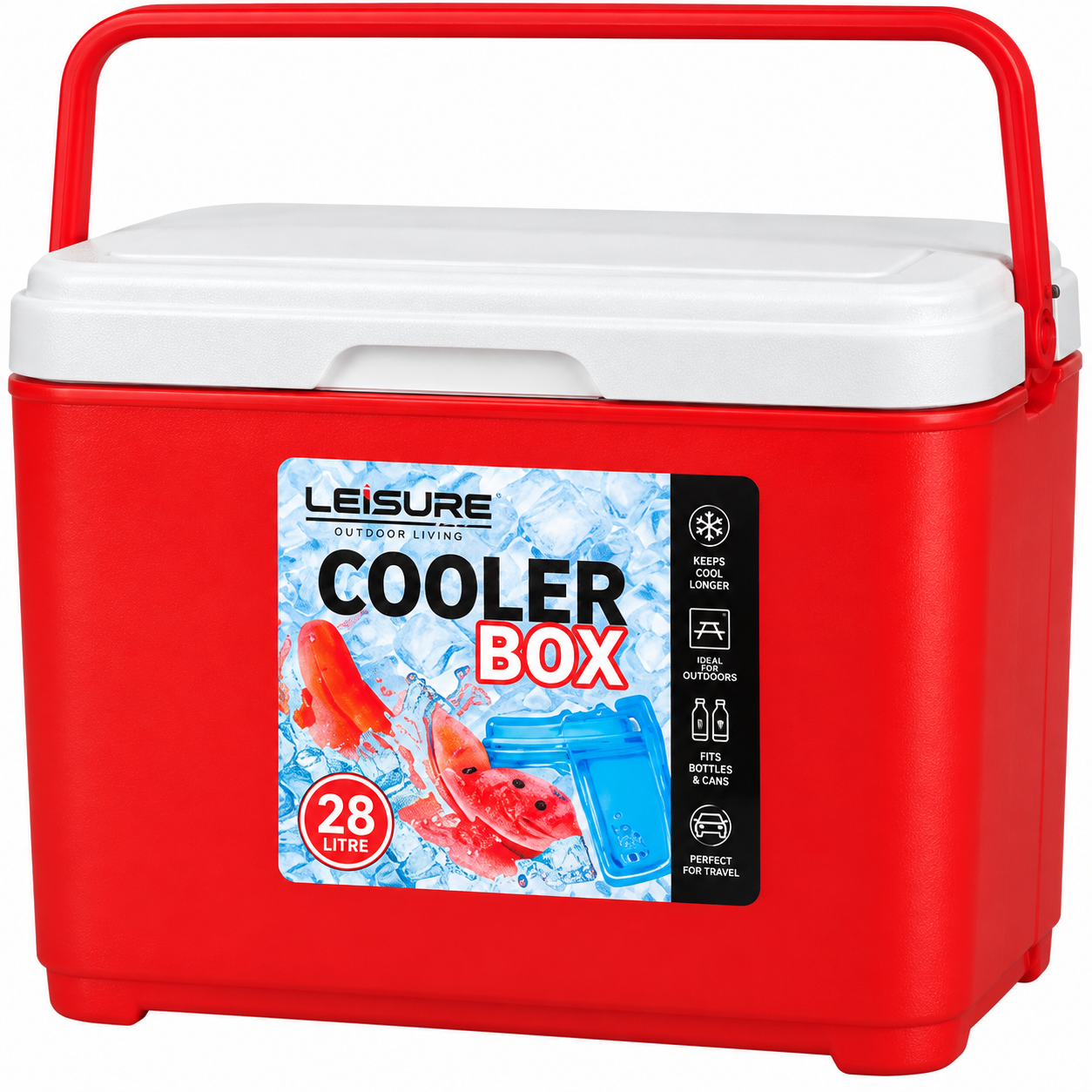 cooler box Cooler Box 28L 48 Can Red - Image 1