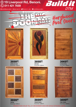 Big-Door-Sale-Pivot-Doors-Hardwood
